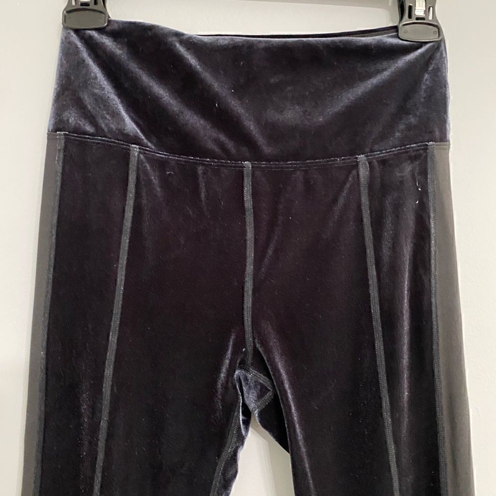 ALALA Velvet Tight Nevy Blue Women Leggings Size XS - Picture 5 of 15